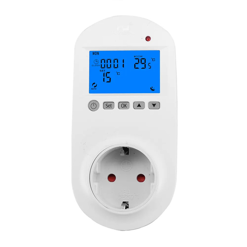 Programmable heating thermostat