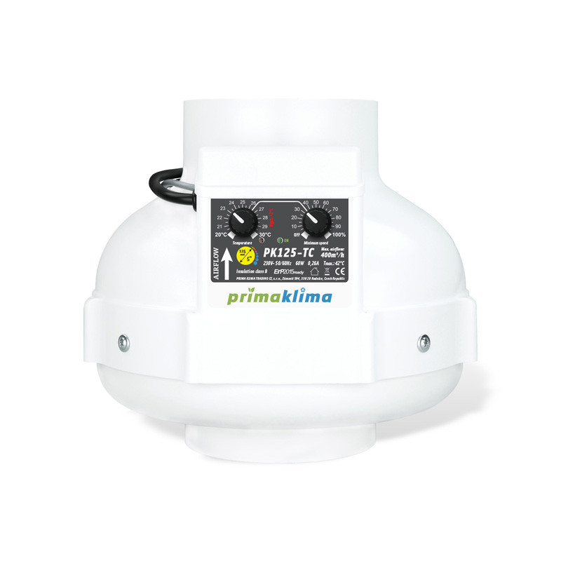 Prima Klima - Extracteur dPK 125-TC - 400m³/h - Thermo Controller + variateur