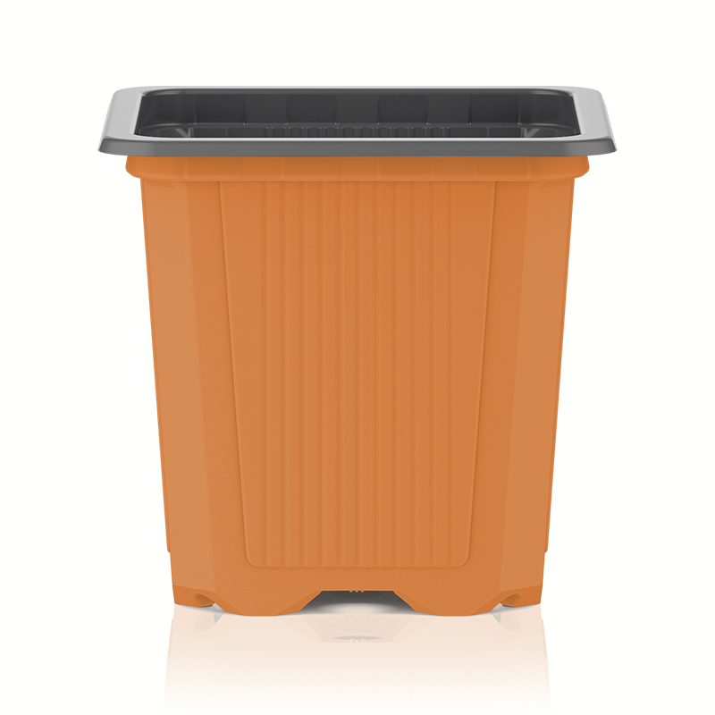  Teku - Growing bucket - 7x7x6.5cm - Orange