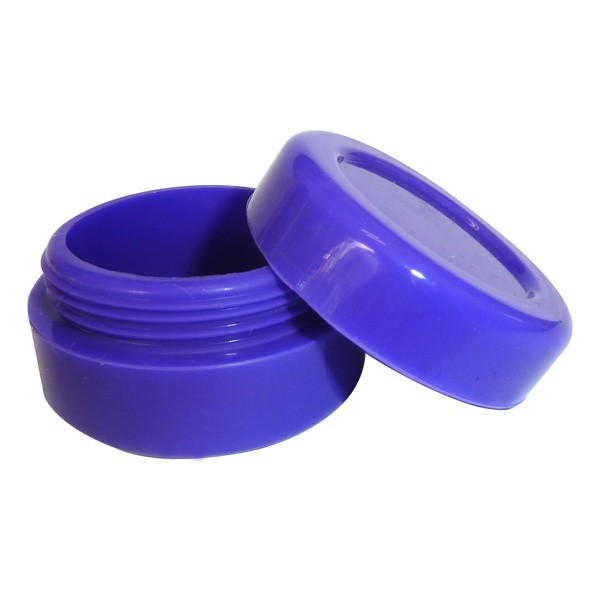 Caja de cera de silicona de 3,6 cm de diámetro de color púrpura