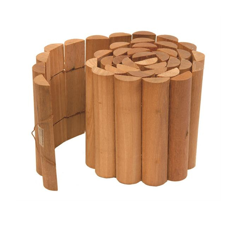 Bordure en rouleau - Bois exotique 4.5x180x20cm