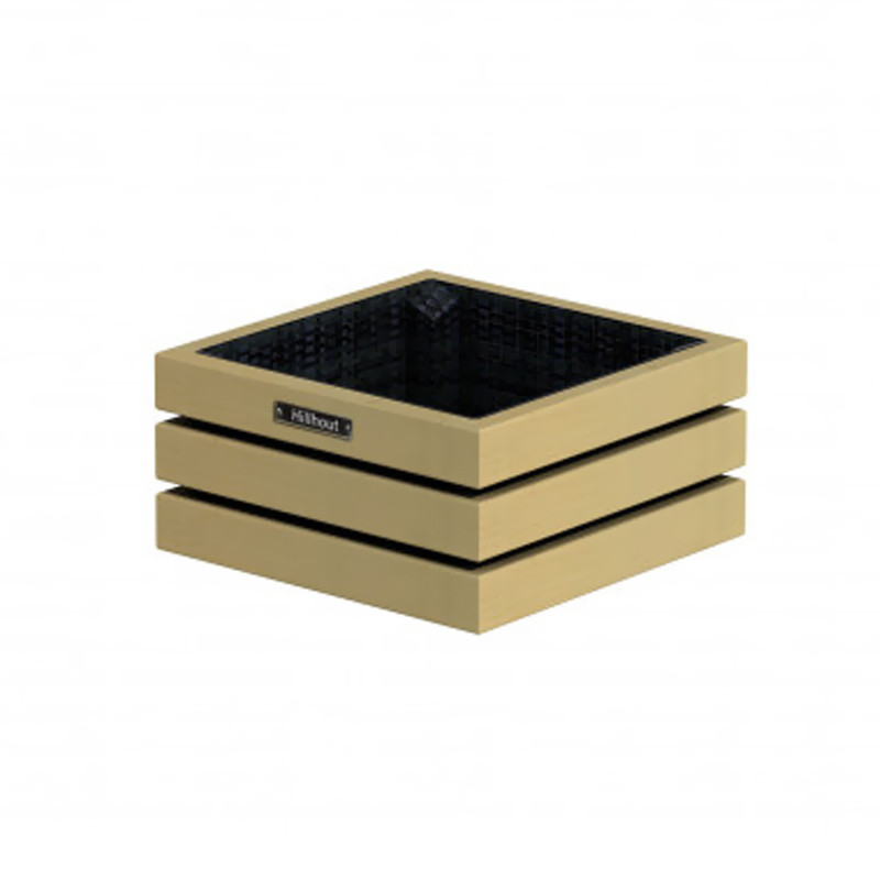 Bac mini jardin en bois robuste - 30x30x15cm