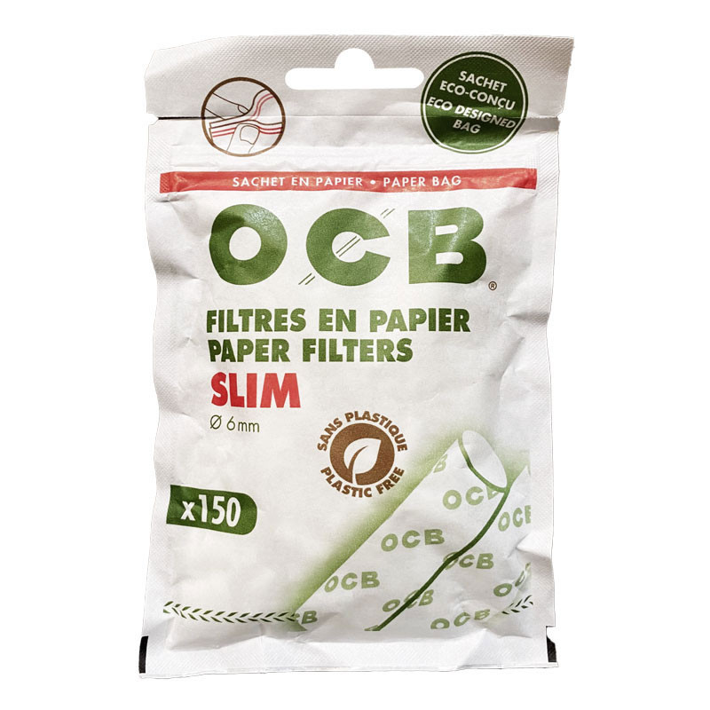 Sachet de 150 filtres en papier Slim - OCB