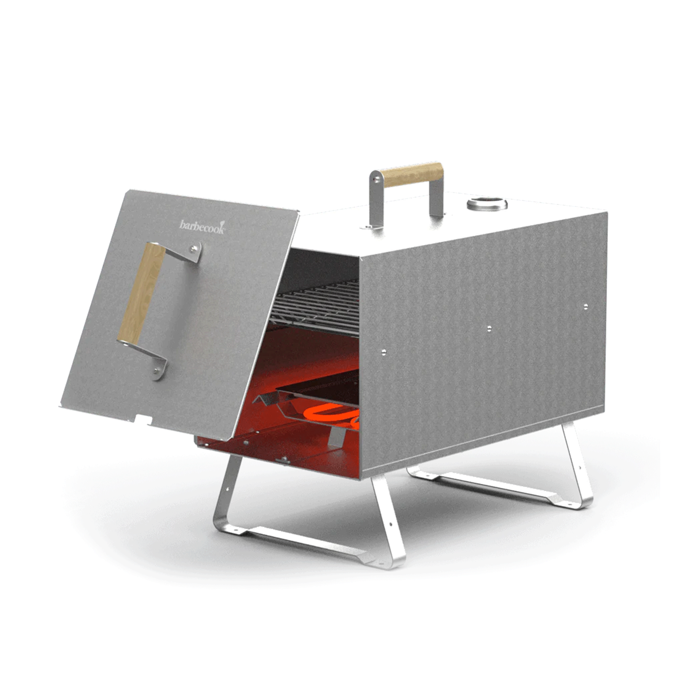 OTTO Fumoir électrique - Thermostat et thermomètre intégré - Barbecook