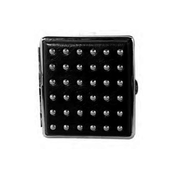 Etui à 20 cigarettes - Rivet - Noir - DL-8 - Champ