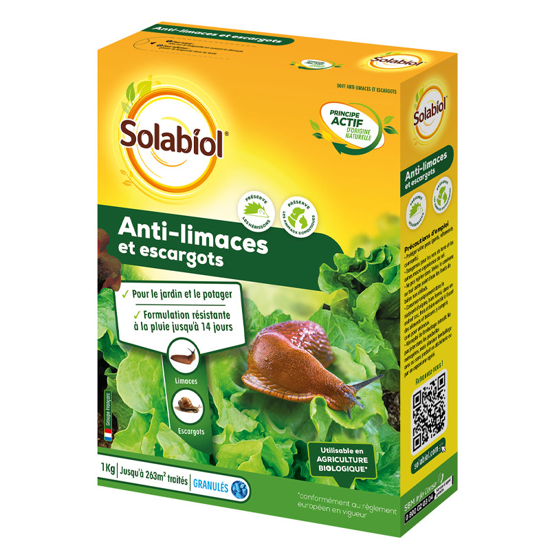 Solabiol - Anti Limaces et escargots - 1kg