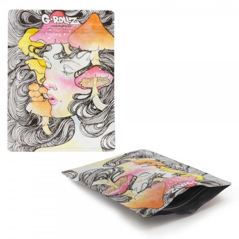 G-Rollz - Pochettes x25 stop-odeur - Mushroom Lady - 150x200mm