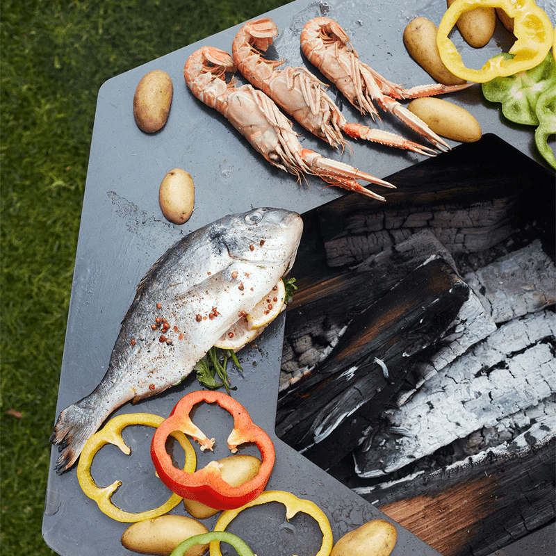 Barbecook - Brasero BBQ en acier - Rila