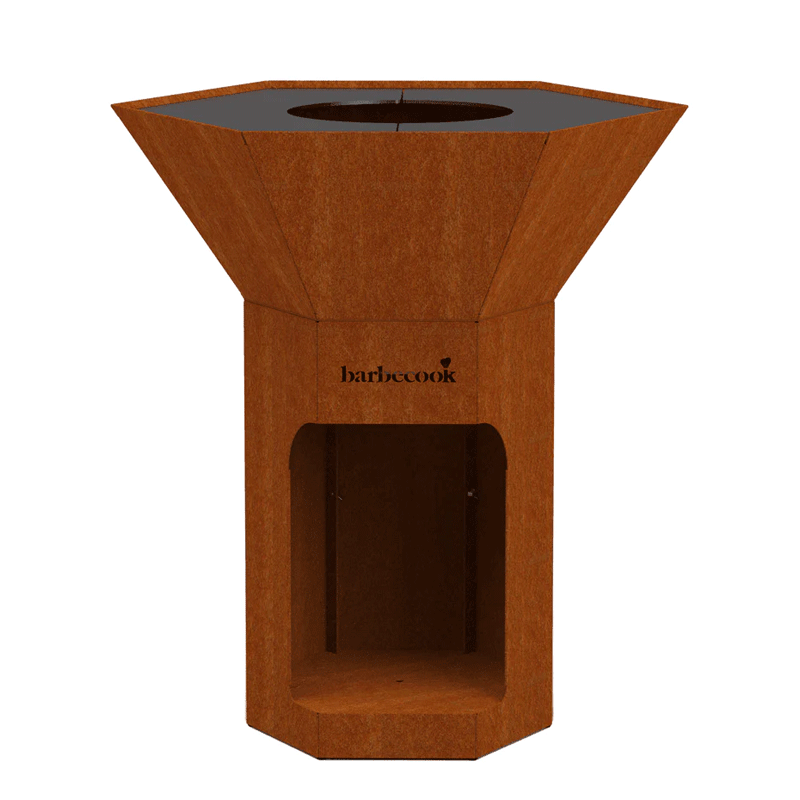 Barbecook - Brasero BBQ en acier - Corten - Nestor Original