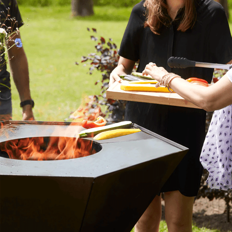 Barbecook - Brasero BBQ en acier - Noir - Nestor Original