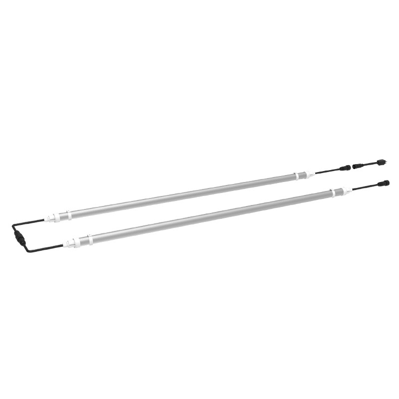  Superplant - 2 Bares LED hortícola IR+UV - 2x18W - 96cm