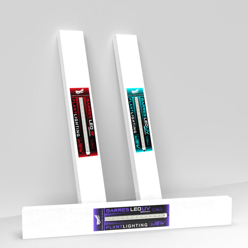 Superplant - 2 Barres LED IR - 2x18W - 96cm