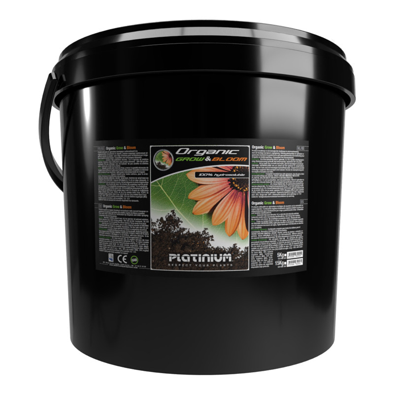 Platinium Nutrients - Organic Grow & Bloom - All-in-one fertilizer - 15kg
