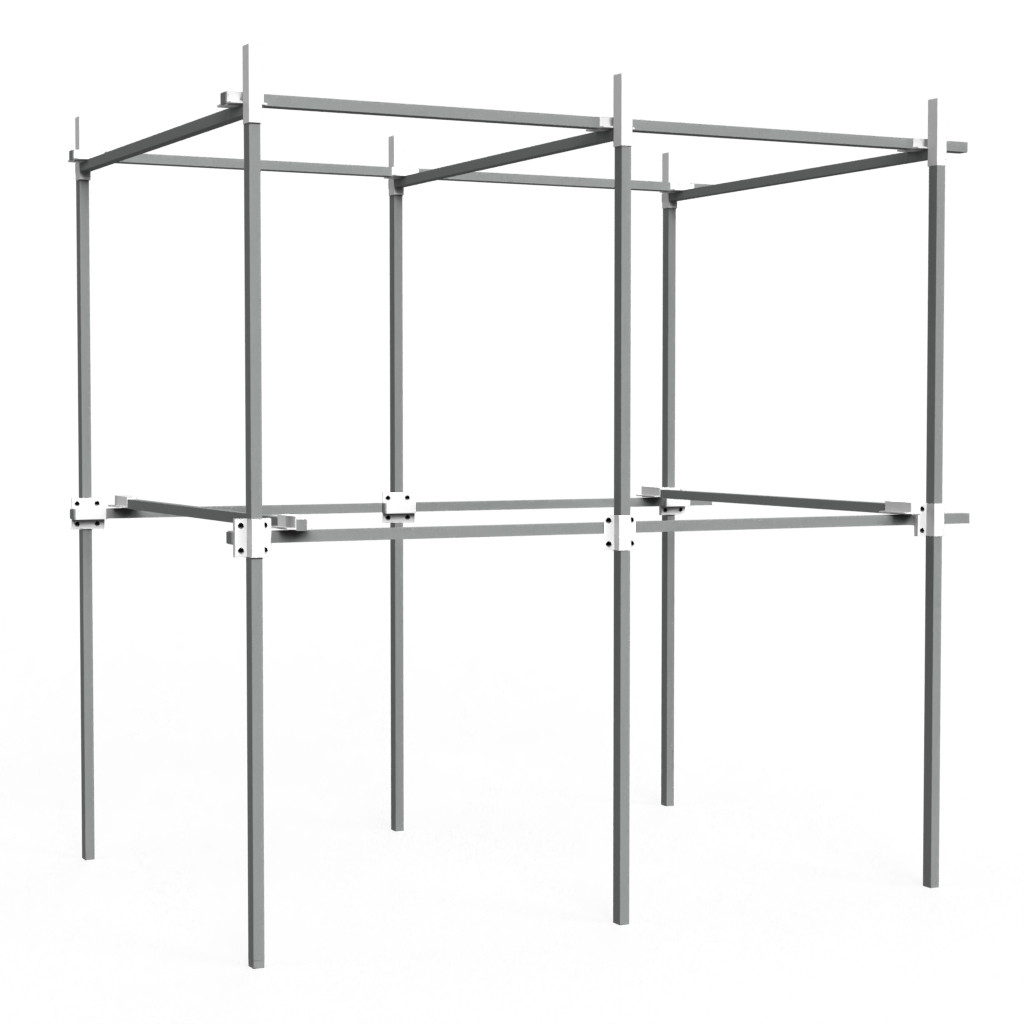 Platinium Hydroponics - Maintien d'éclairage et culture en SCROG pour Rolling Bench 1.22x2.44x1.50m