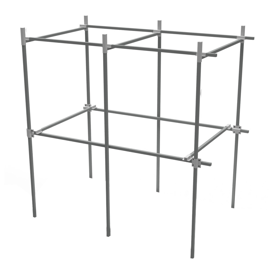 Platinium Hidroponia - Manutenção da iluminação e cultivo SCROG para Bancada rolante 1.22x2.44m