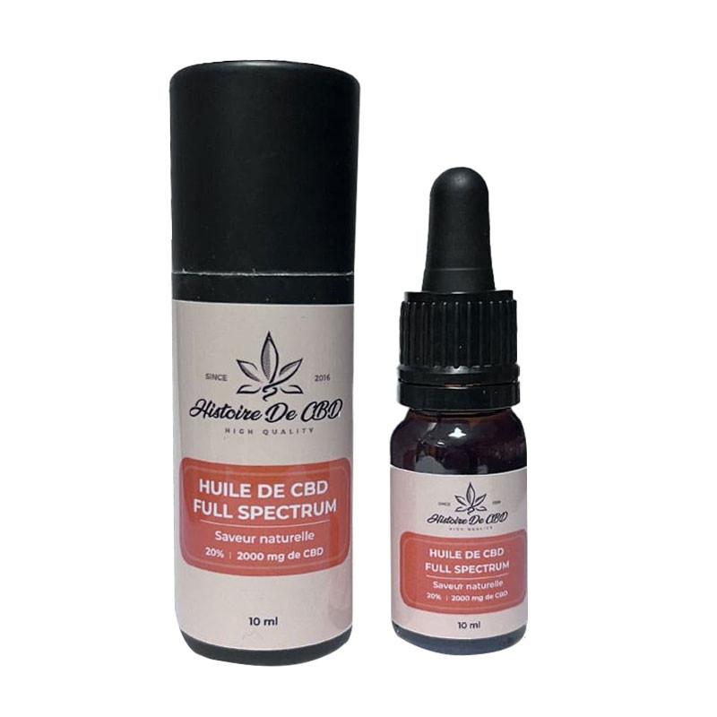 Histoire de CBD - Huile de CBD Full Spectrum 20% - 10ml