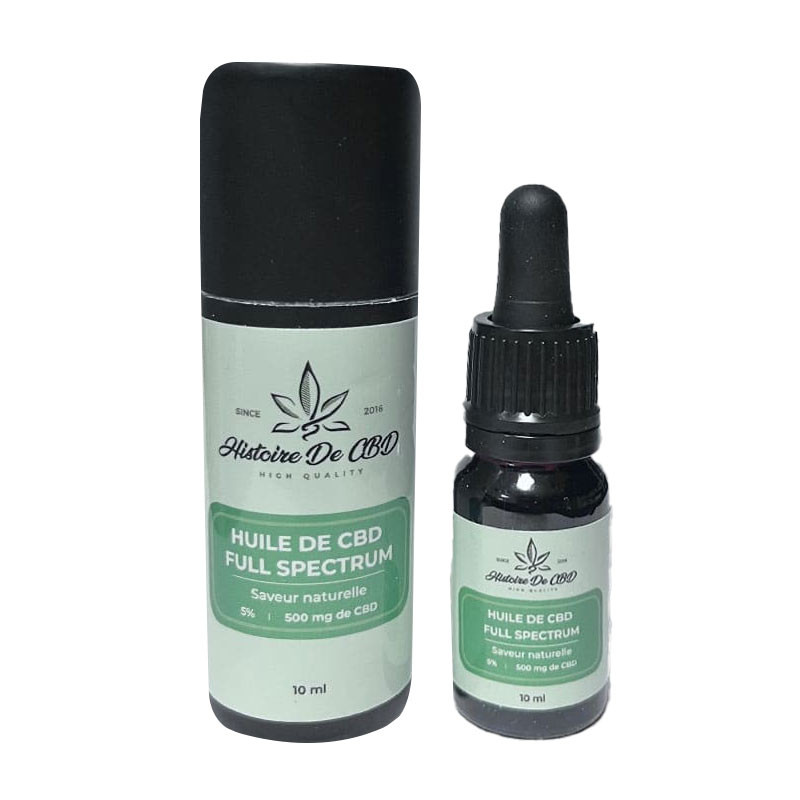 Histoire de CBD - Huile de CBD Full Spectrum 5% - 10ml
