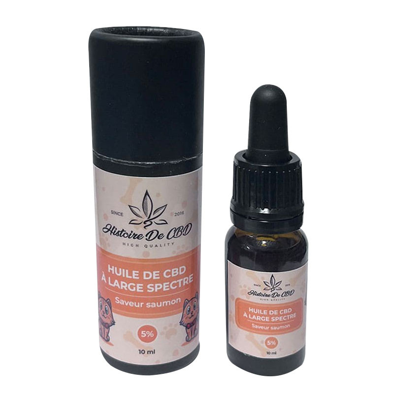 Histoire de CBD - Olio di CBD al 5% per gatti a spettro completo - 10ml
