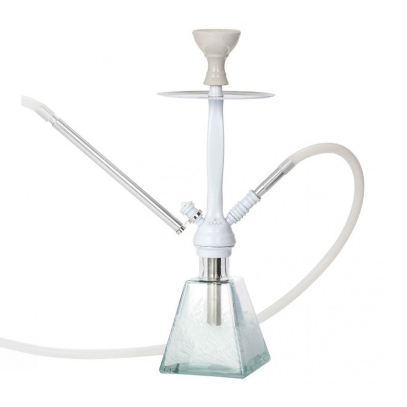 Tsar Together Hookah + Lareira - Flex - Alu - Branco