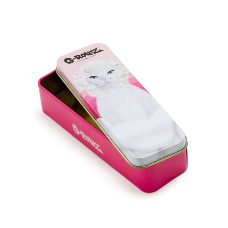 G-Rollz - Metal box - Small set 4 - Maryline pets rock - 12x4x2.5CM
