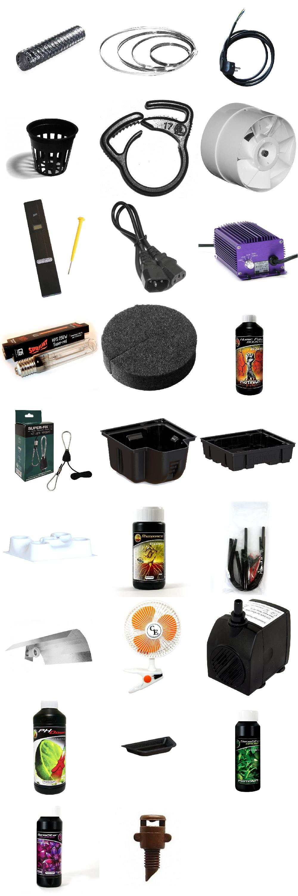PACK culture en intérieur aéroponique AERO MASTER 1 250W
