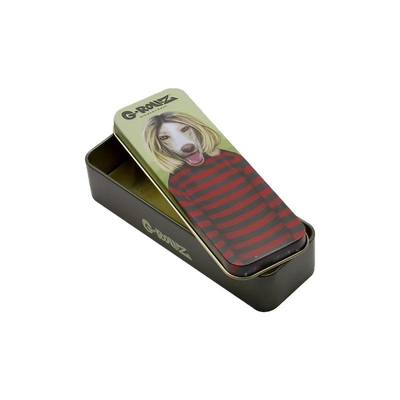 G-Rollz - Scatola di metallo -Nirvana pets rock - 12x4x2.5cm