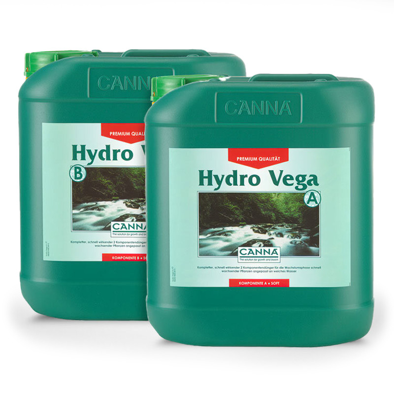 Canna - Hydro Vega SW A&B2 x 5L - Engrais de croissance - Hydroponie