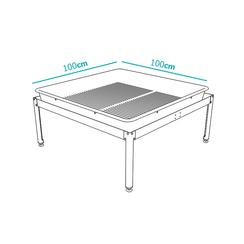 Supporto per tavolo da marea - 100x100cm