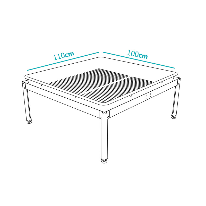 Supporto per tavolo da marea - 110x100cm