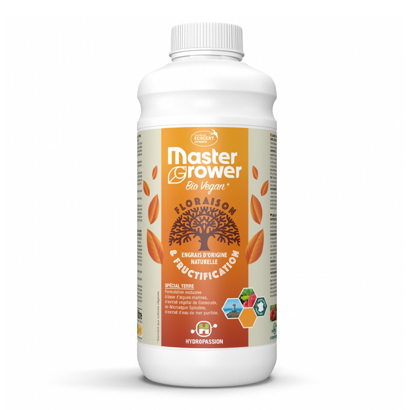 HydroPassion - Master Grower Bio Vegan - Engrais de floraison - 1L