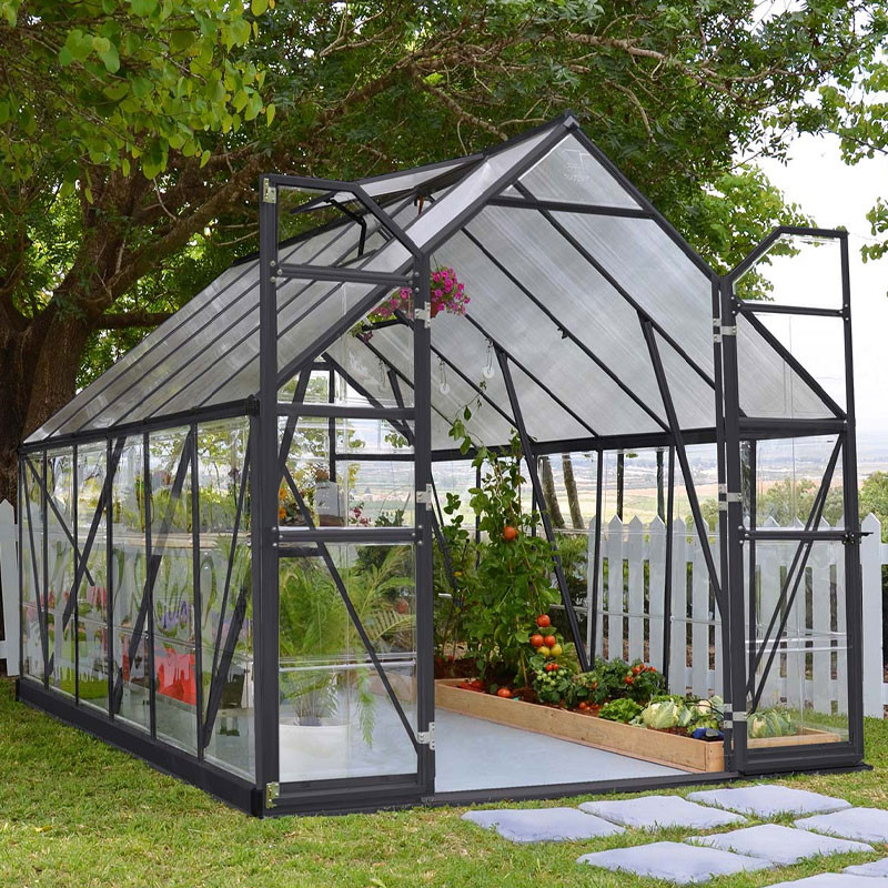 Canopia - Serra da giardino in policarbonato - Balance Grise - 244x367cm