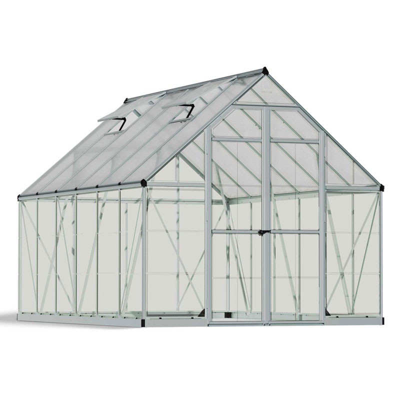 Canopia - Serre de jardin en polycarbonate - Balance Silver - 244x367cm