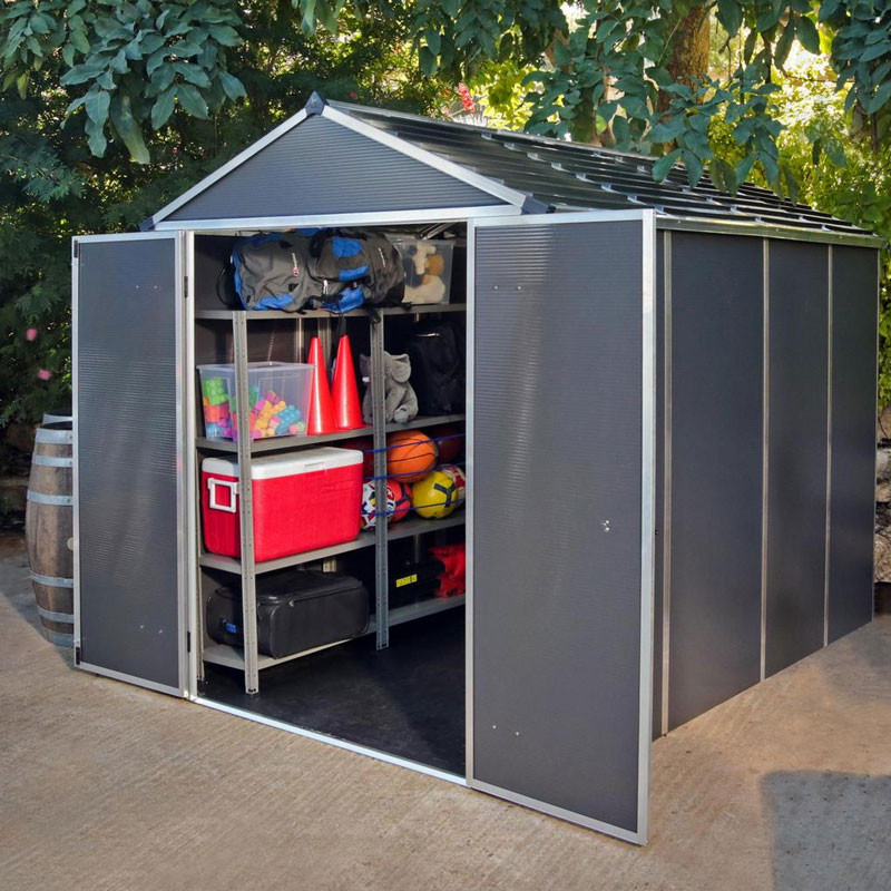 Canopia - Abris de jardin Rubicon - Anthracite - 304x175cm