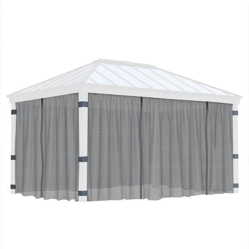 Canopia - Dallas pergola screen - 4 curtains - 533x212cm (14x20)