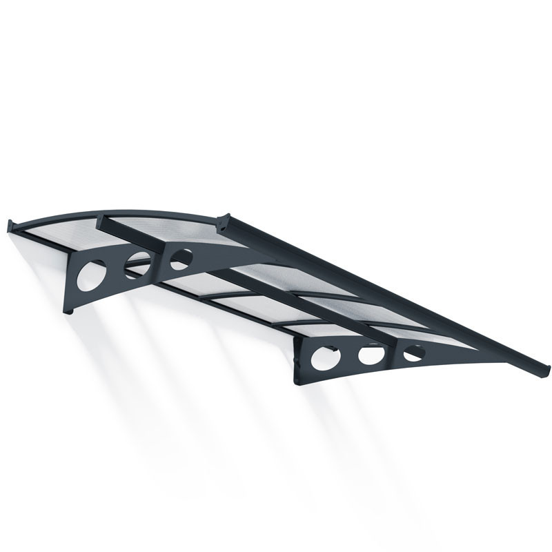 Canopia - Auvent de porte - Herald 2230 - 223,5x139 cm - Gris brouillard