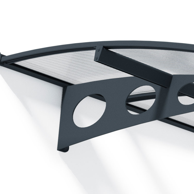 Canopia - Toldo para portas - Herald 2230 - 223,5x139 cm - Cinzento nevoeiro