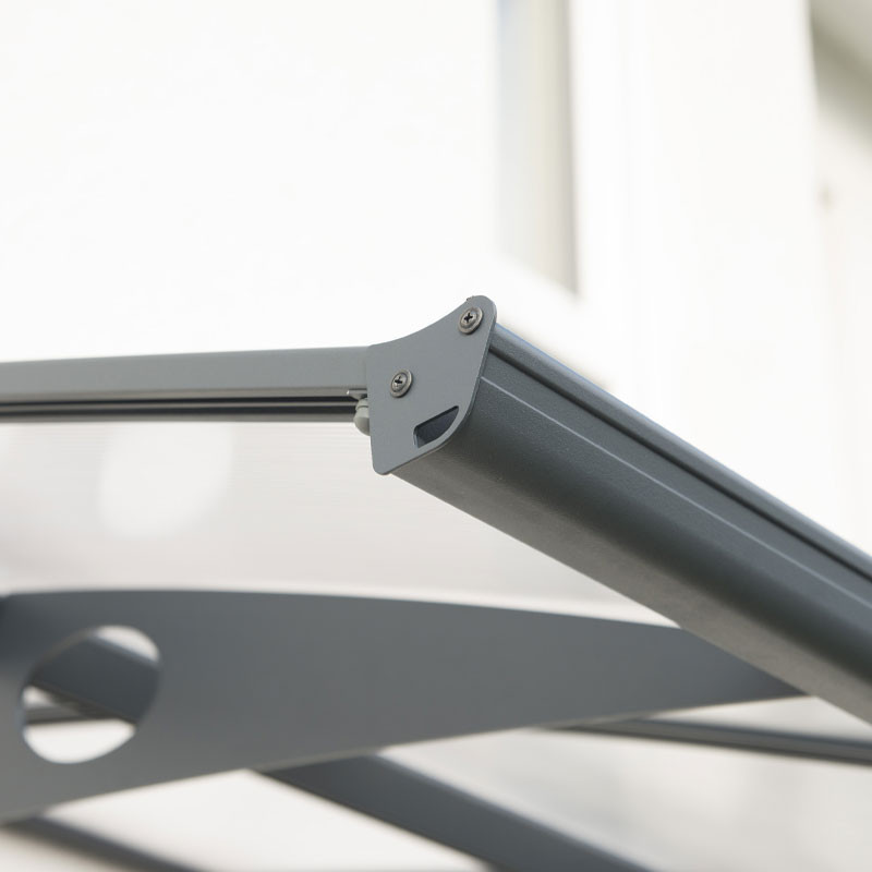 Canopia - Toldo para portas - Herald 4460 - 447x139 cm - Cinzento nevoeiro