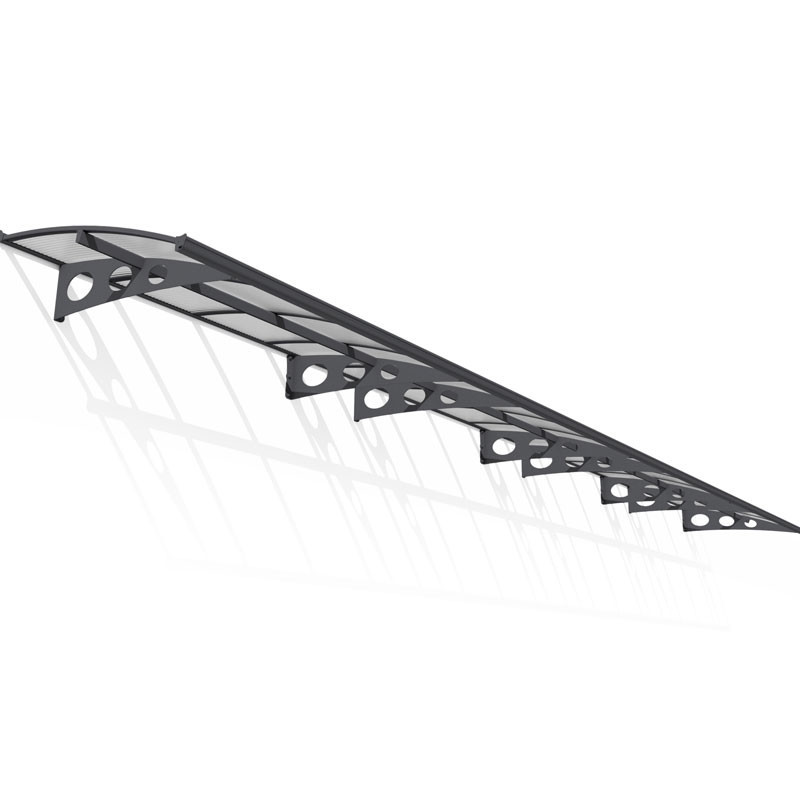 Canopia - Tenda da sole per porta - Herald 8920 - 892x139 cm - Grigio nebbia