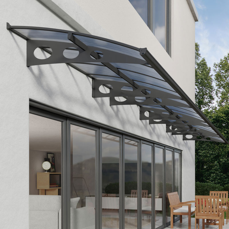 Canopia - Deurluifel - Herald 8920 - 892x139 cm - Mist grijs