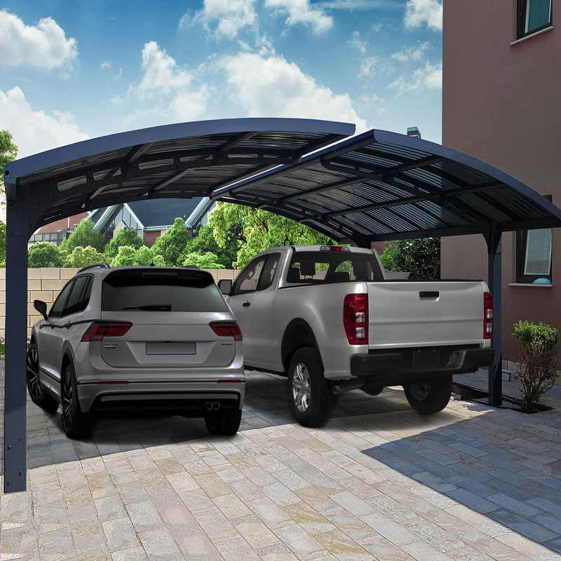 Canopia - Marquesina doble - Alas y arco Arizona Wave - Gris