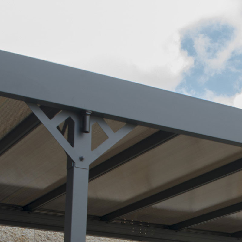 Canopia - Carport - Palma 5000 - Grau und Bronze