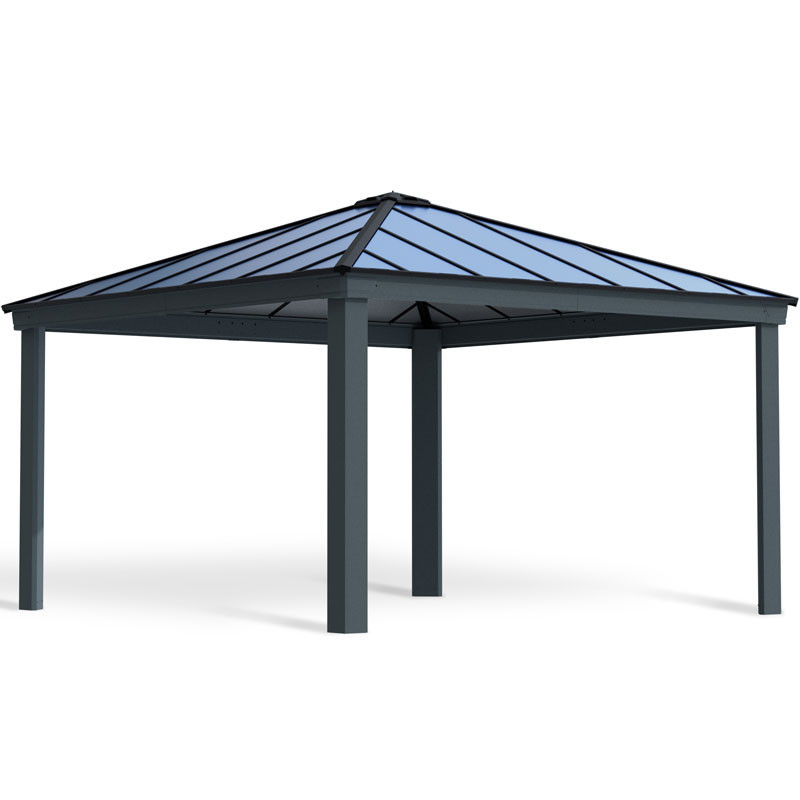 Canopia - Pergola Gazebo Dallas - 358x358x207,5 cm (14x14) - Gris
