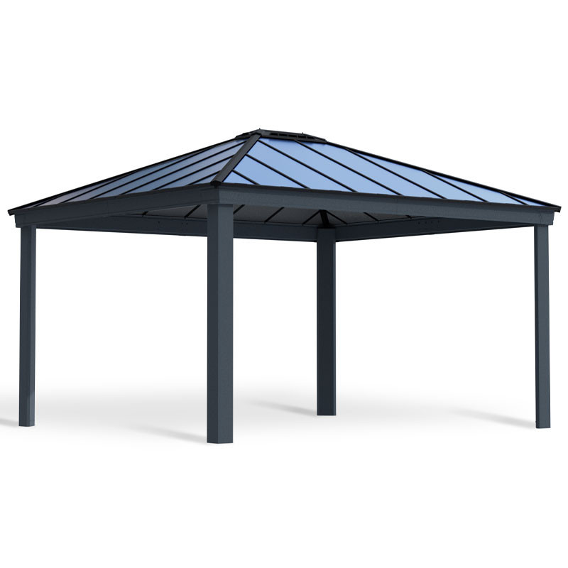 Canopia - Pergola Gazebo Dallas - 420x358x207,5 cm (14x16) - Gris