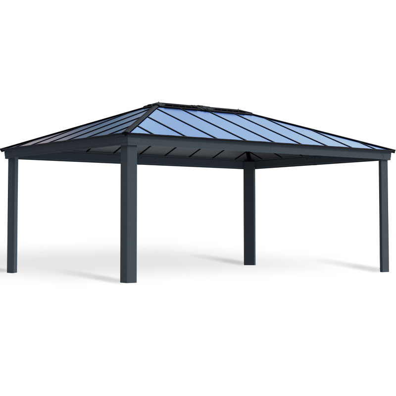 Canopia - Pergola Gazebo Dallas - 544x358x207,5 cm (14x20) - Gris