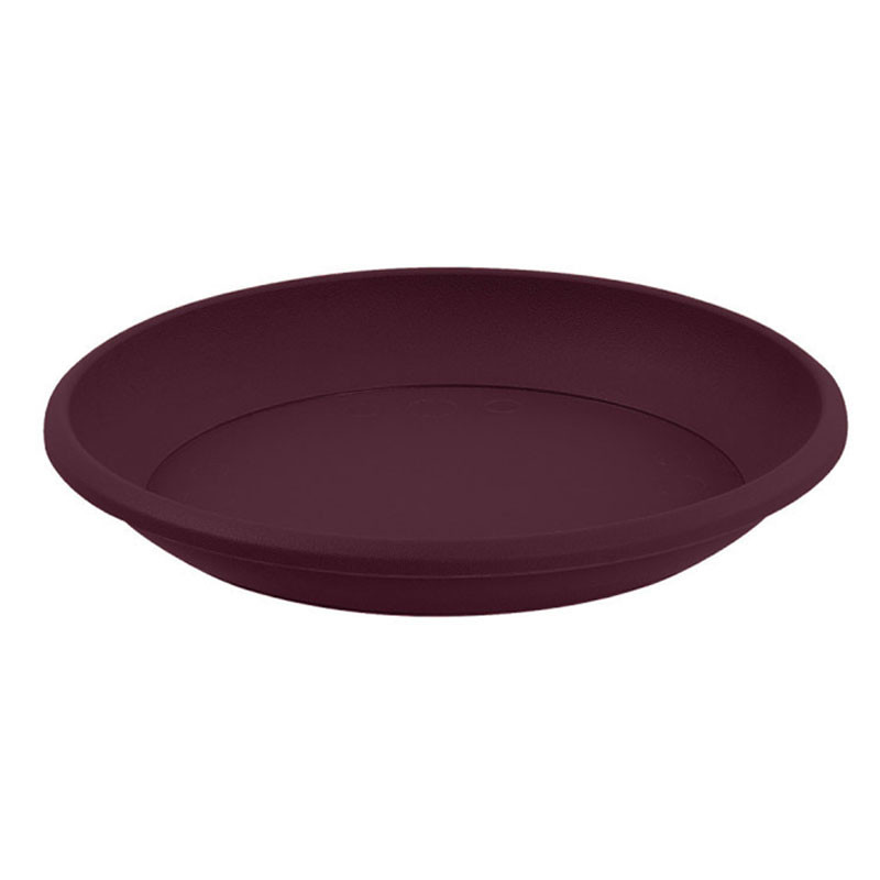 EDA - Osaka 30cm round saucer for 40cm pot - Burgundy red