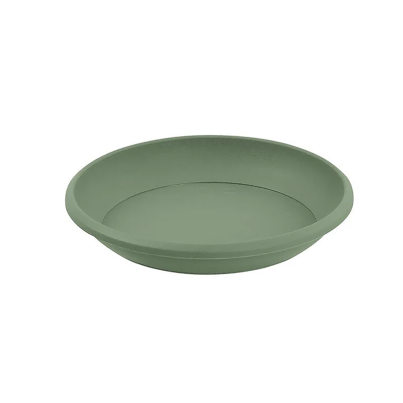 EDA - Piattino rotondo Osaka da 15 cm per vaso da 20 cm - Verde alloro