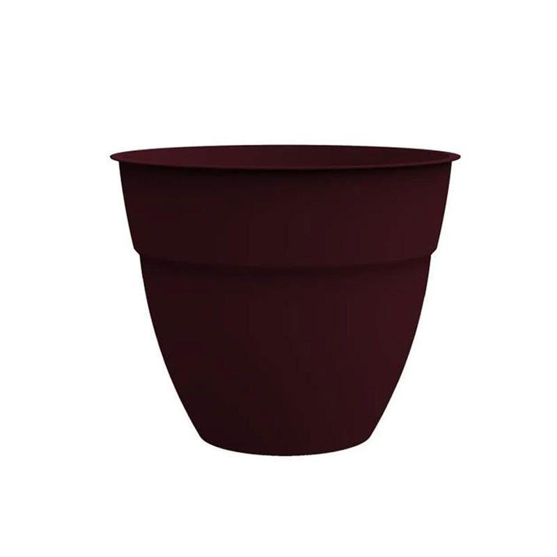 EDA - Vaso rotondo Osaka - 6,5L - 25cm - Rosso Borgogna
