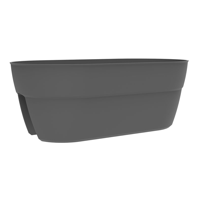EDA - Reiterblumenkasten Osaka - 19,5L - 20cm - Anthrazit