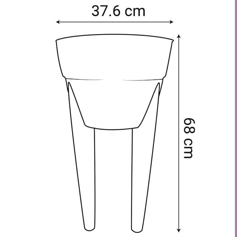 013587V.LA JARDINIÈRE HAUTE OSAKA 48L VERT LAURIER