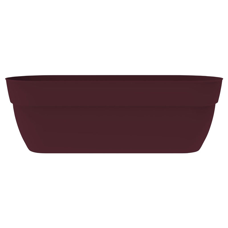 EDA - Jardinière basse Osaka - 38L - Rouge Bourgogne